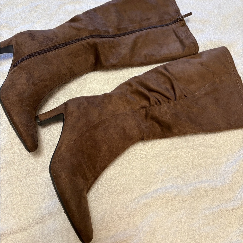 East 5th Brown Heeled Boots